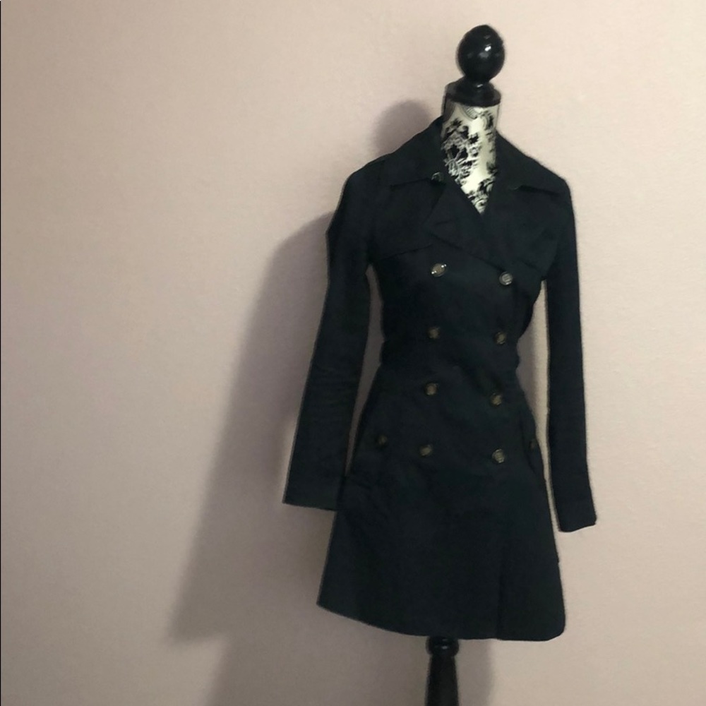 Black trench coat